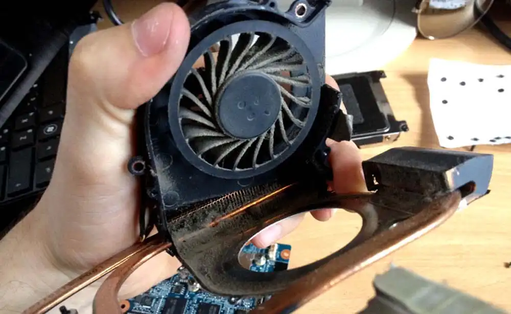 Чистка ноутбука HP от пыли в Колтушах | Замена термопасты