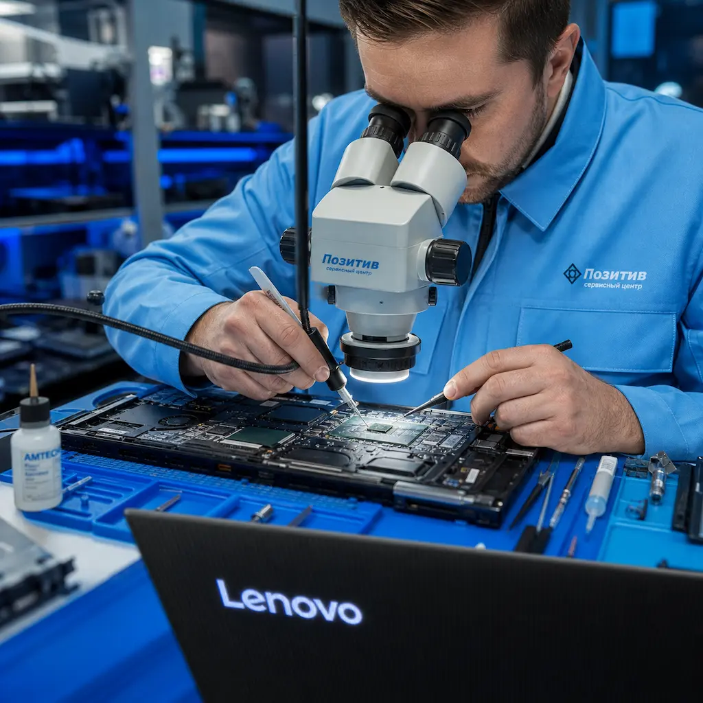 Замена видеокарты ноутбука Lenovo в Колтушах