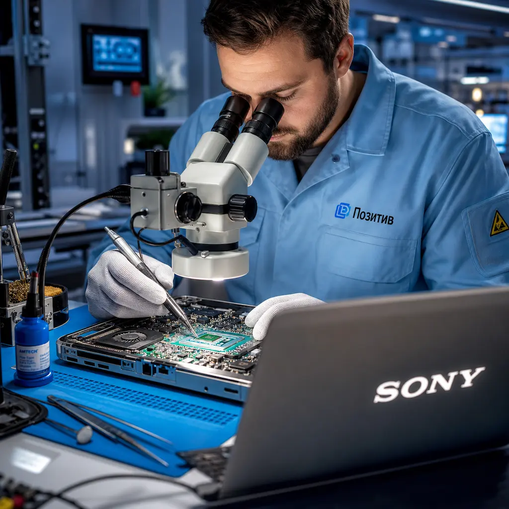 Замена видеокарты ноутбука Sony в Колтушах