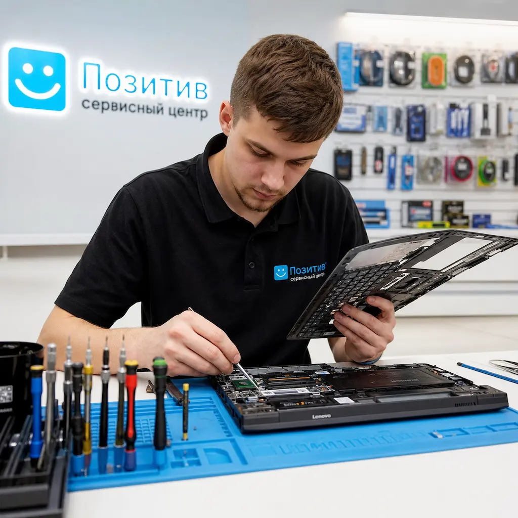 заменить клавиатуру на ноутбуке Lenovo в Колтушах