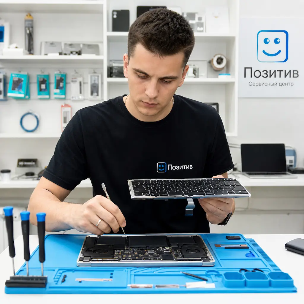 заменить клавиатуру на Apple Macbook в Колтушах
