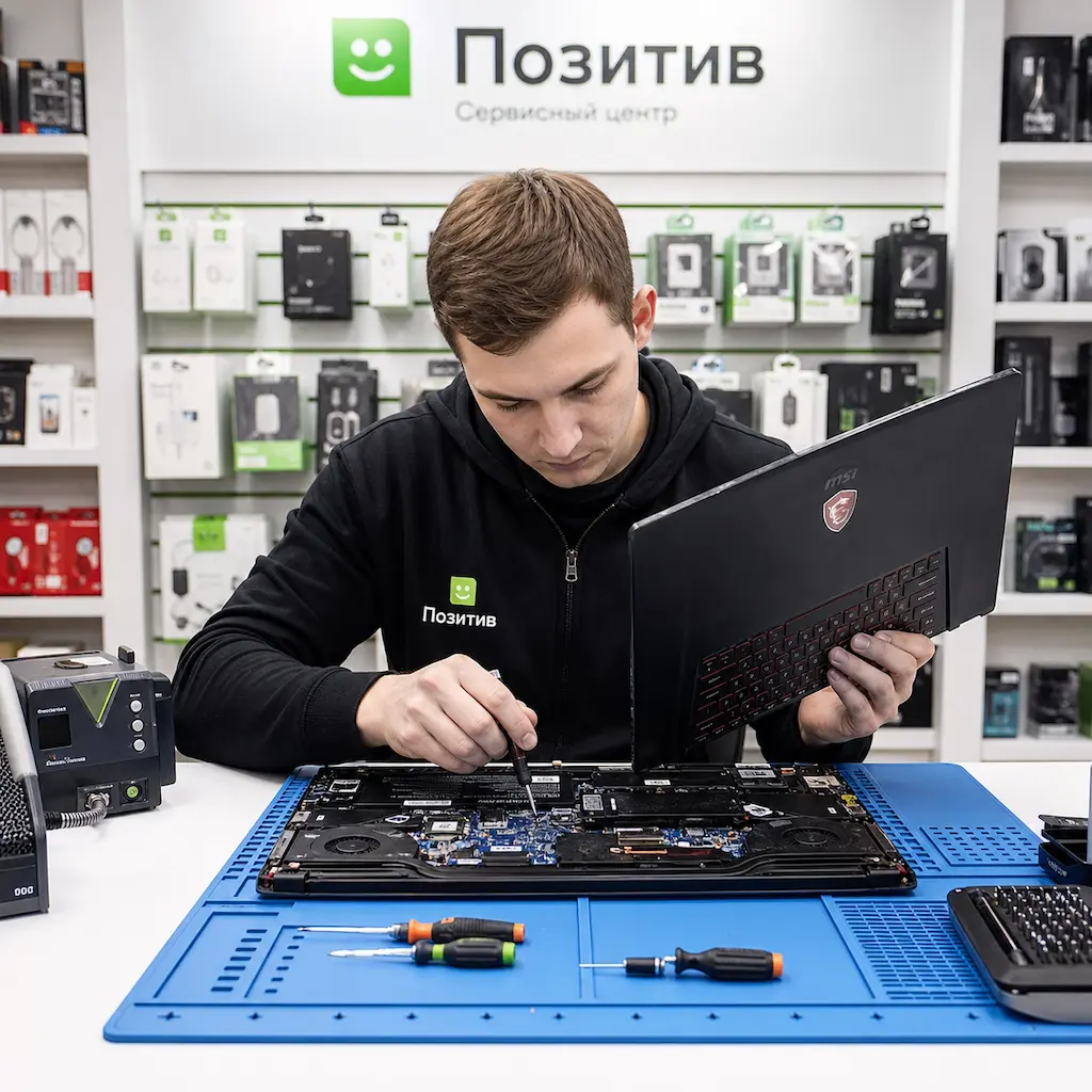 заменить клавиатуру на ноутбуке MSI в Колтушах