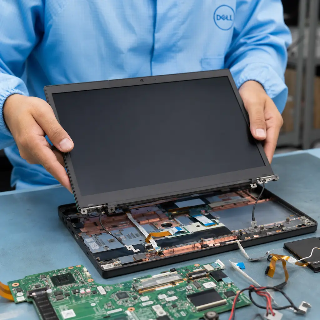 заменить матрицу ноутбука Dell в Колтушах