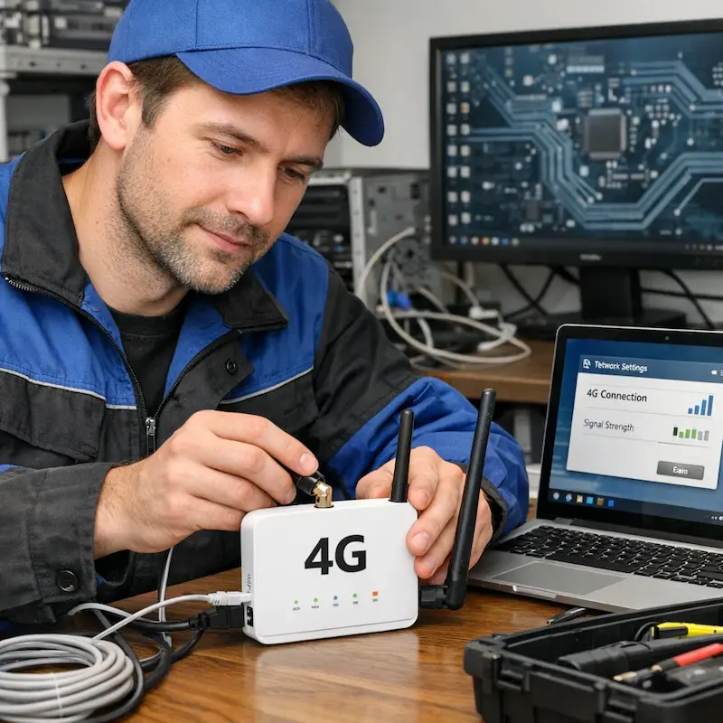 Настройка 4G модема в Колтушах