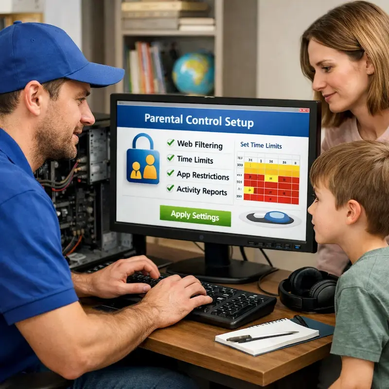 установка родительского контроля в Колтушах