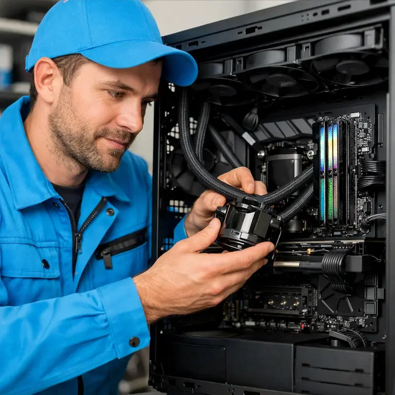 Установка СЖО на ПК в Колтушах