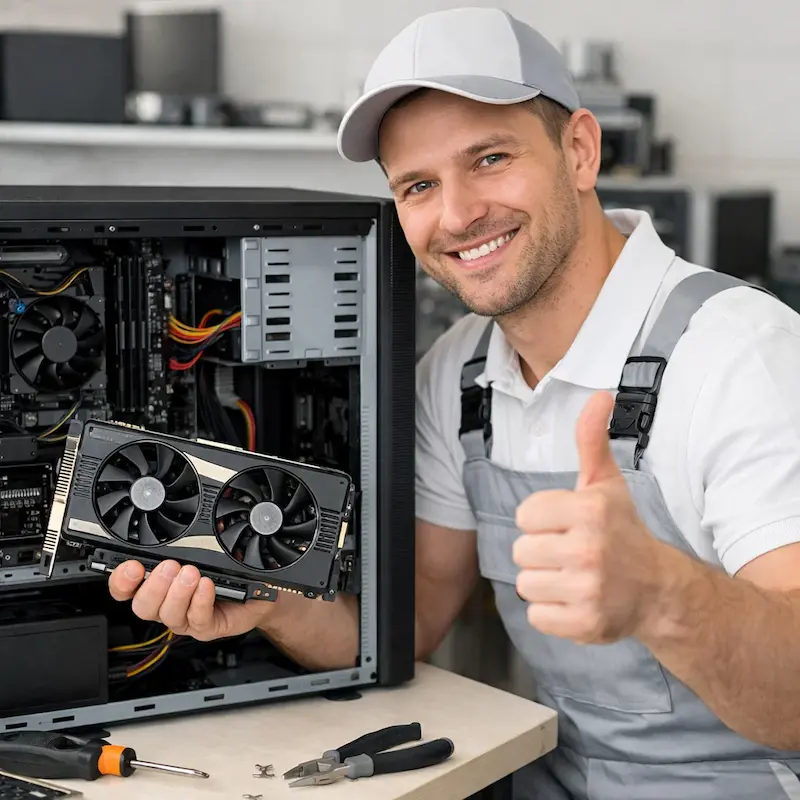 Замена видеокарты ПК в Колтушах