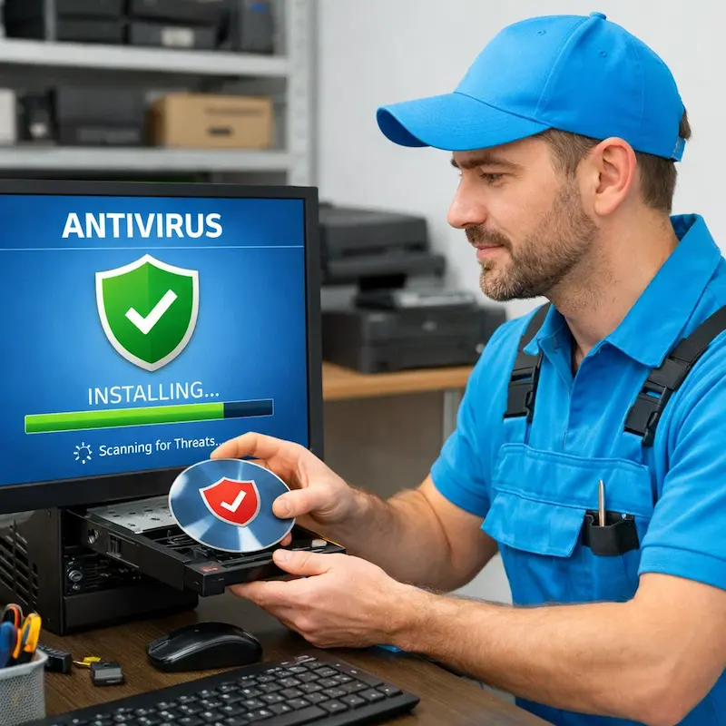 Установка антивируса в Колтушах на дому